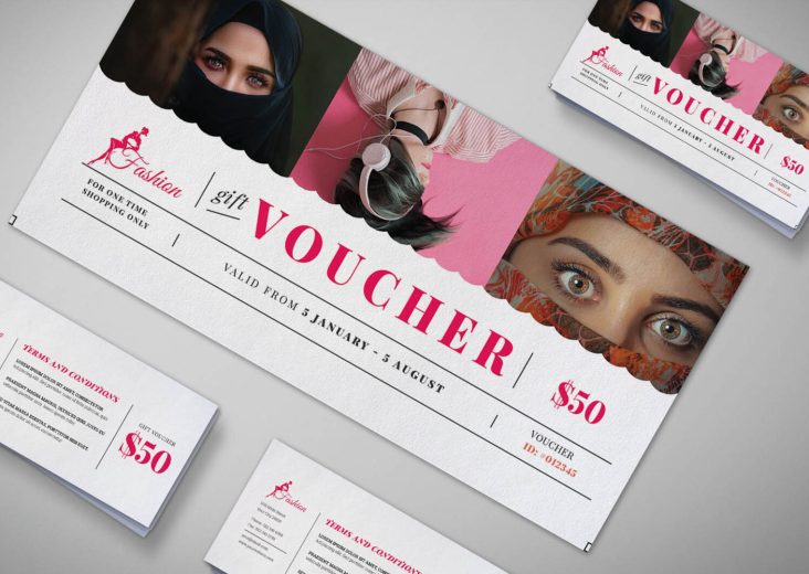 Desain Voucher yang Menarik