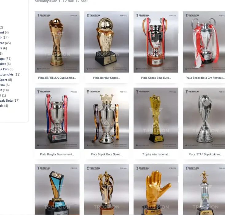 Referensi Piala untuk Turnamen